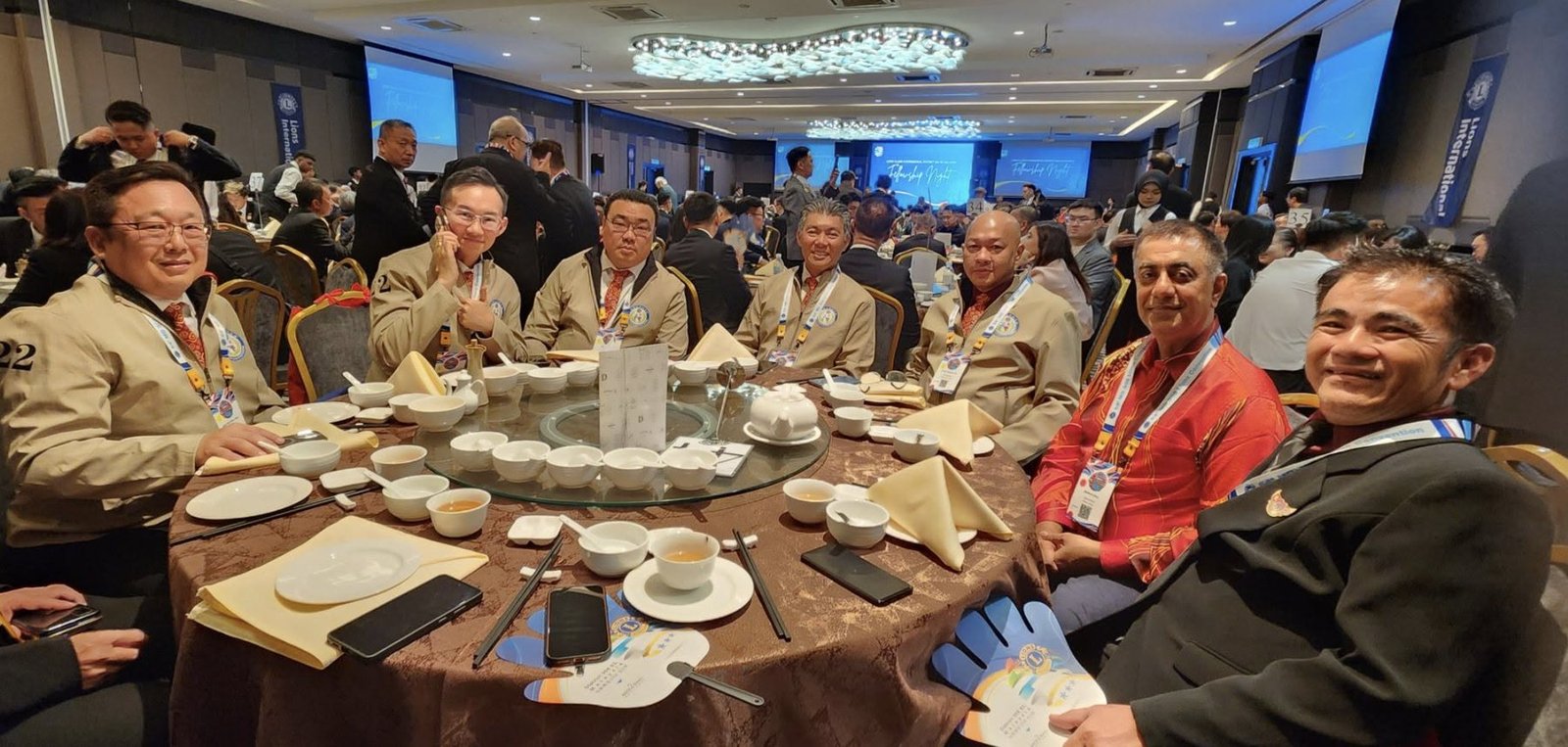 Mahbub Alam at a Lions International fellowship dinner